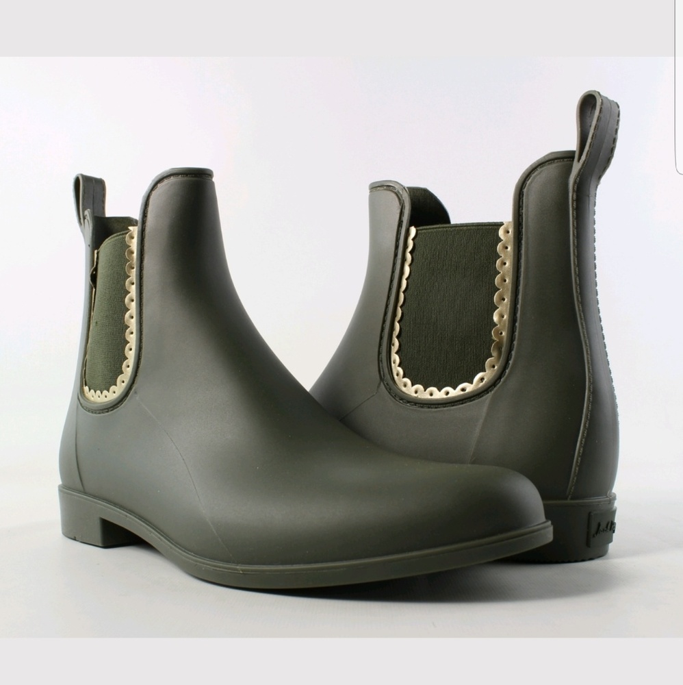 Olive Jack Rogers rain boots